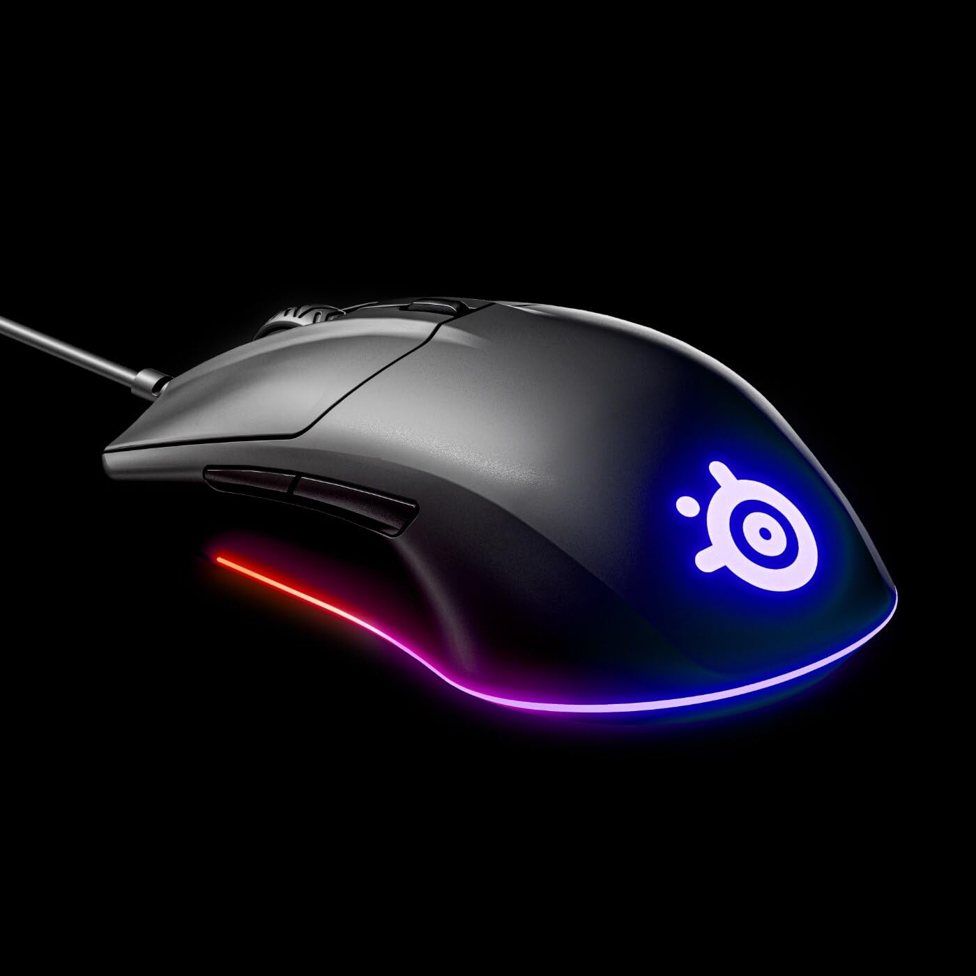 Souris de jeu SteelSeries Rival 3 – Filaire RGB avec 6 boutons programmables