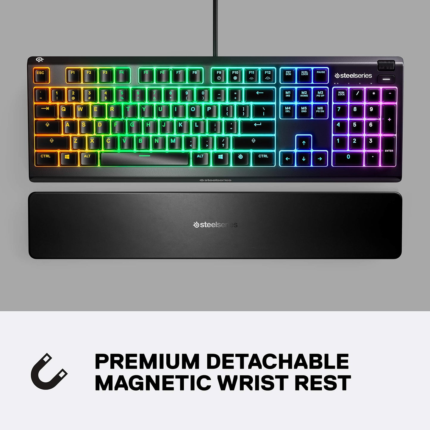 Clavier SteelSeries Apex 3 – Disposition US (QWERTY)