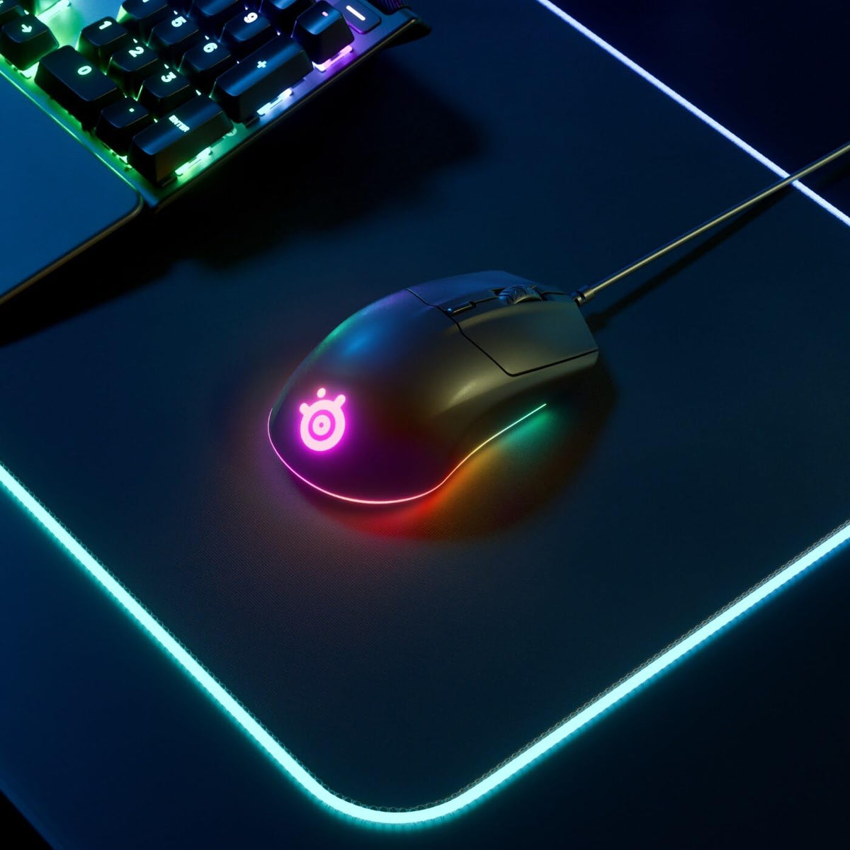 Steelseries Rival Multi Button SteelSeries Rival 3 Wired RGB Gaming Mouse – 6 Programmable Buttons ...
