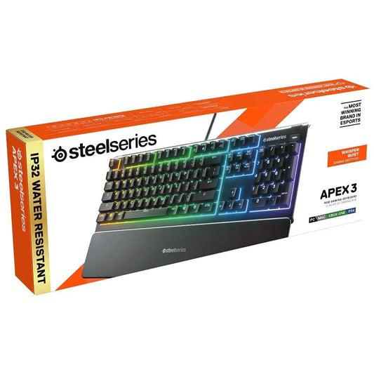Clavier SteelSeries Apex 3 – Disposition US (QWERTY)
